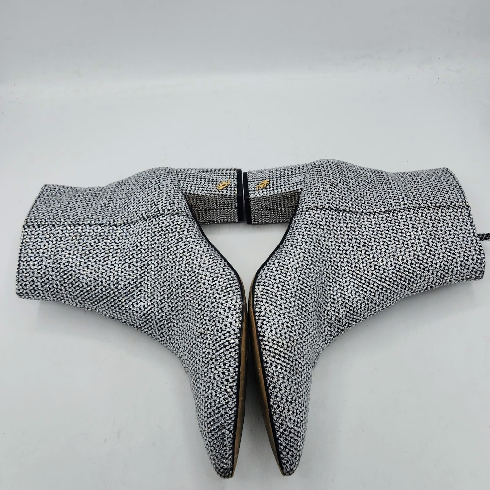 Kurt Geiger London Burlington Crystal Houndstooth Boots 40 - Picture 9 of 16